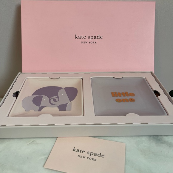NIB Kate Spade sweet talk little one dish set - Picture 8 of 9
